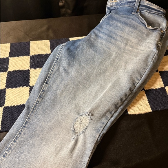 Maurices Edgely 18w Light Blue Denim slim boot cut Jeans - Picture 2 of 4